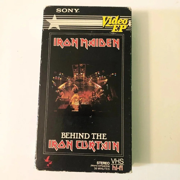 1984 Iron Maiden Behind The Iron Curtain VHS  Sony Video EP - Picture 2 of 15